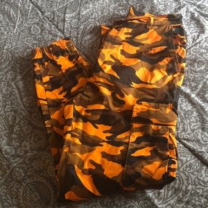 Orange Camo Pants